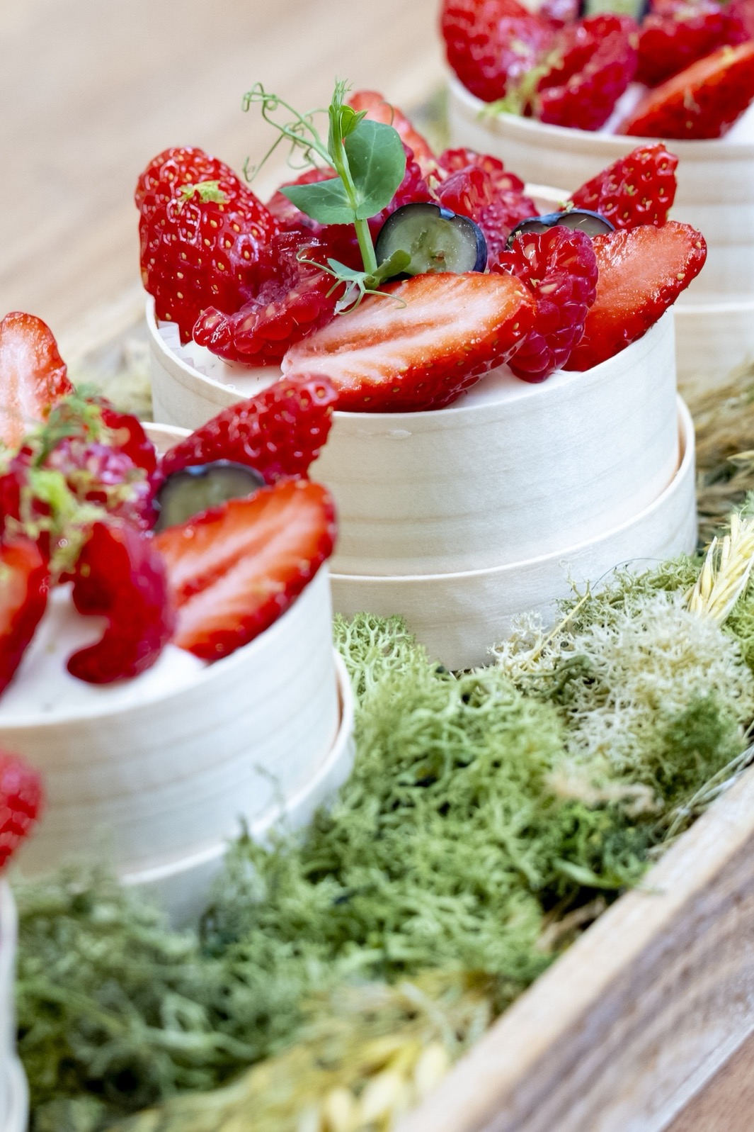 Boîte gourmande aux fraises