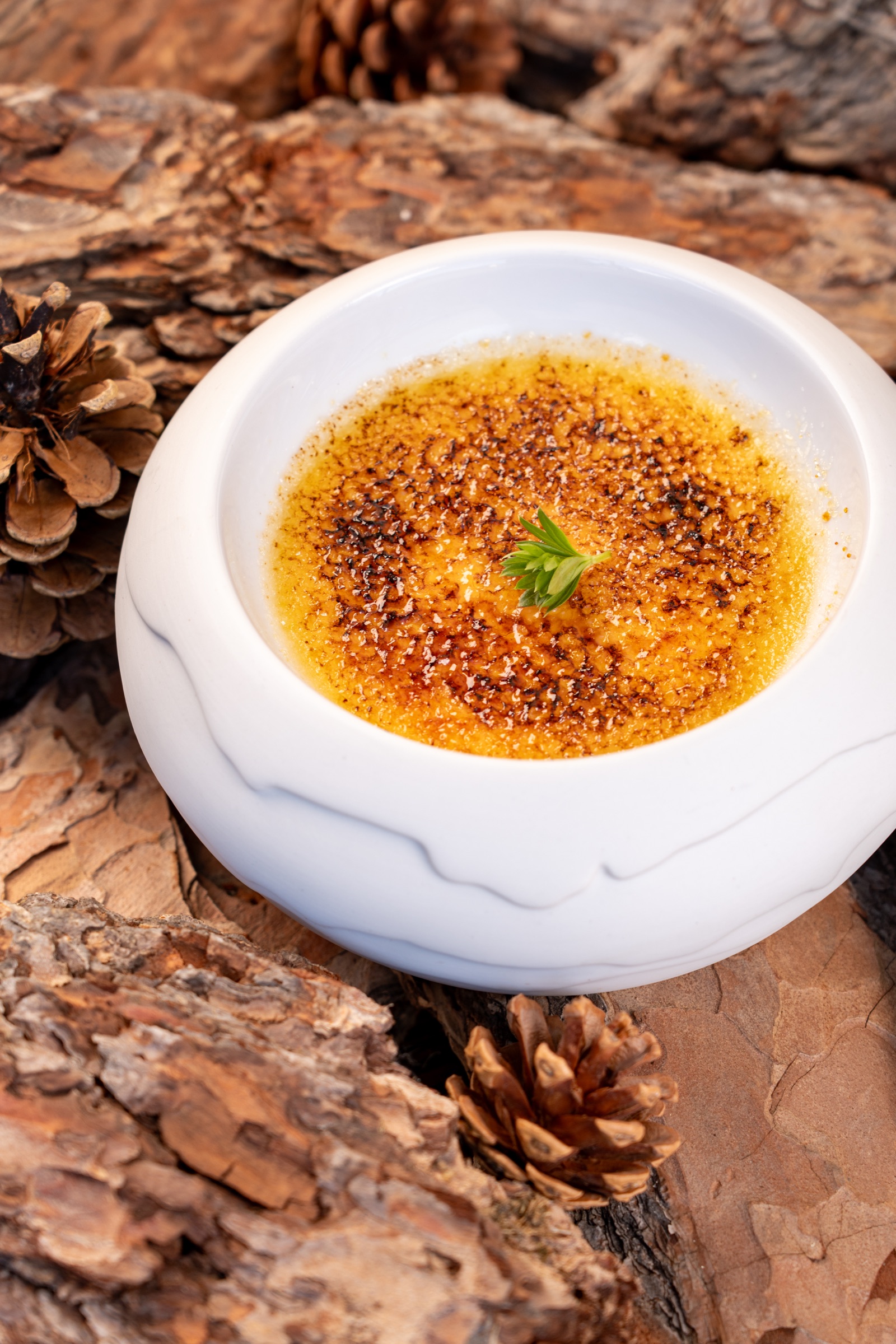 Crème brûlée à l’aspérule odorante